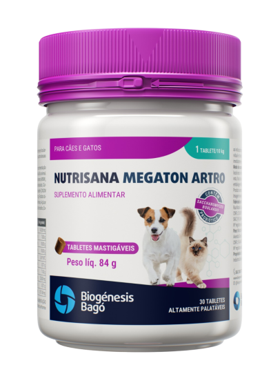 NUTRISANA MEGATON ARTRO-TABLETES MASTIGÁVEIS