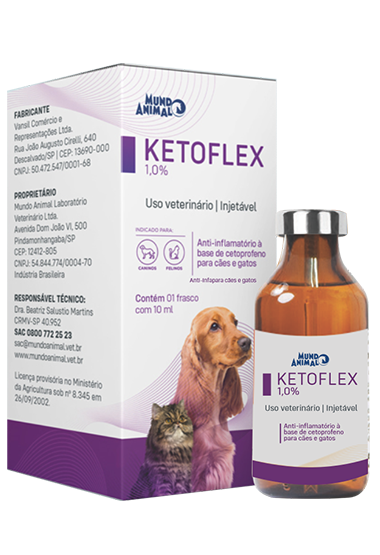 Ketoflex 1,0 % injetável  (Cetoprofeno)